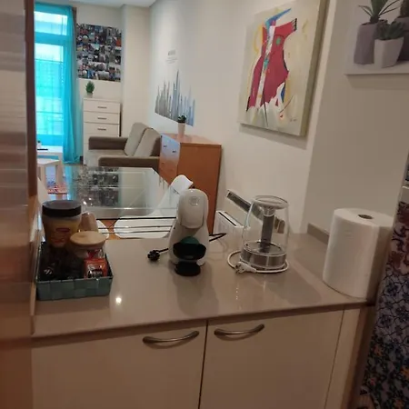 Pleno Centro, Terraza, Principe, 5 Min Casco Vello Y Estacion Ave アパート *