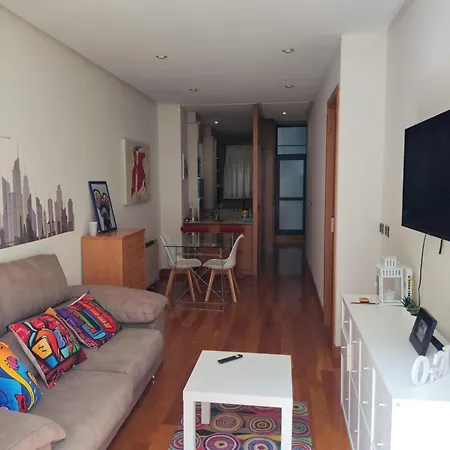 Pleno Centro, Terraza, Principe, 5 Min Casco Vello Y Estacion Ave Appartamento