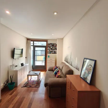 Apartman Pleno Centro, Terraza, Principe, 5 Min Casco Vello Y Estacion Ave *