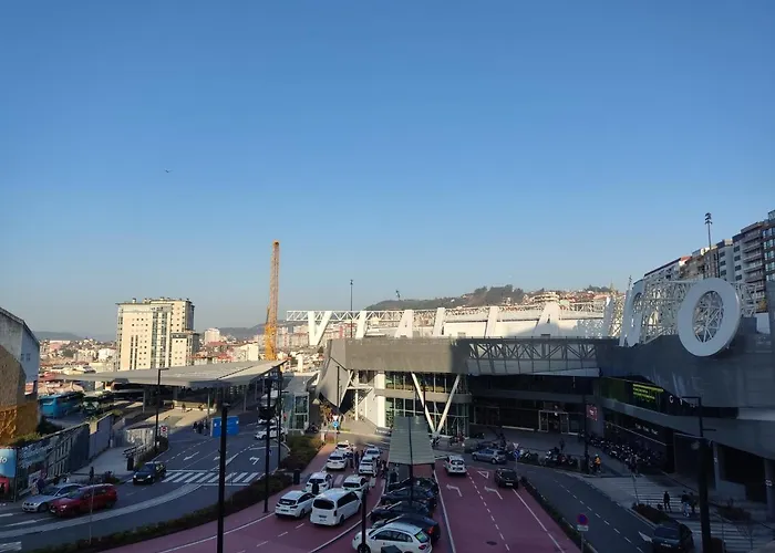 Pleno Centro, Terraza, Principe, 5 Min Casco Vello Y Estacion Ave Apartment Vigo