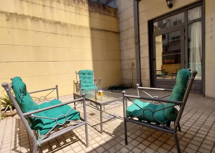 Apartment Pleno Centro, Terraza, Principe, 5 Min Casco Vello Y Estacion Ave *