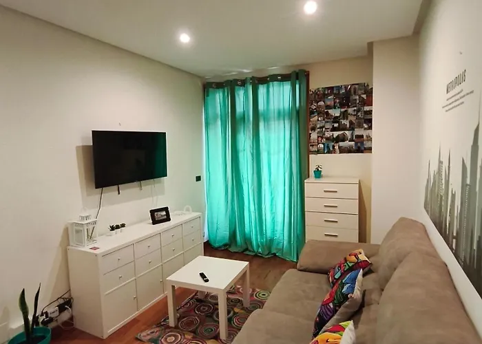 Apartment Pleno Centro, Terraza, Principe, 5 Min Casco Vello Y Estacion Ave