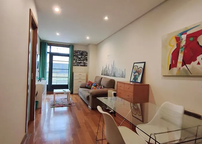 Apartment Pleno Centro, Terraza, Principe, 5 Min Casco Vello Y Estacion Ave